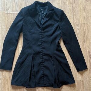 BOOHOO Black Women's Blazer Dress